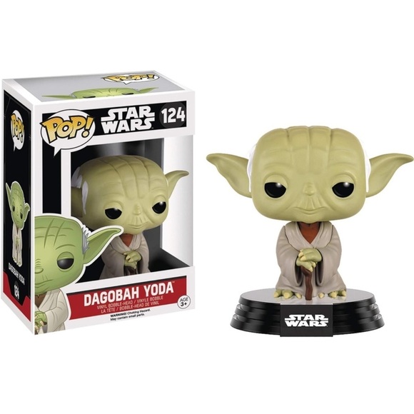 Funko Other - FUNKO POP! Star Wars Dagobah Yoda #124 Collectible Figurine